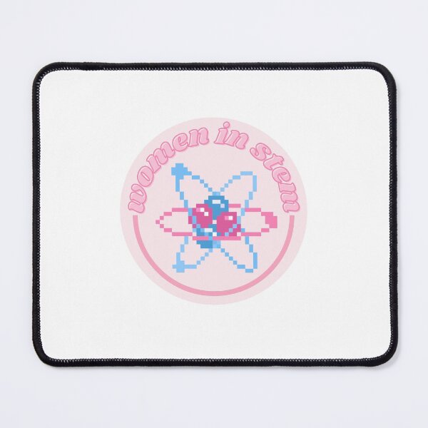 Item preview, Women in STEM | Science | Atom | Physics | Build | I Love Math | Aesthetic | Pastel Pink Background designed and sold by riyasarts.