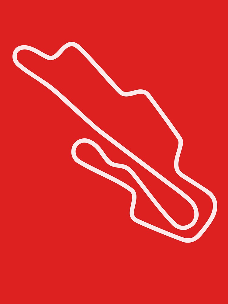 "Mugello Circuit outline" T-shirt by sednoid | Redbubble