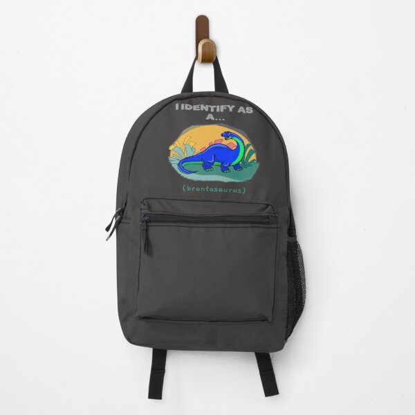 Item preview, I Identify As a Brontosaurus Funny Dinosaur T-shirts Dinosaur Stickers designed and sold by LMcDs.