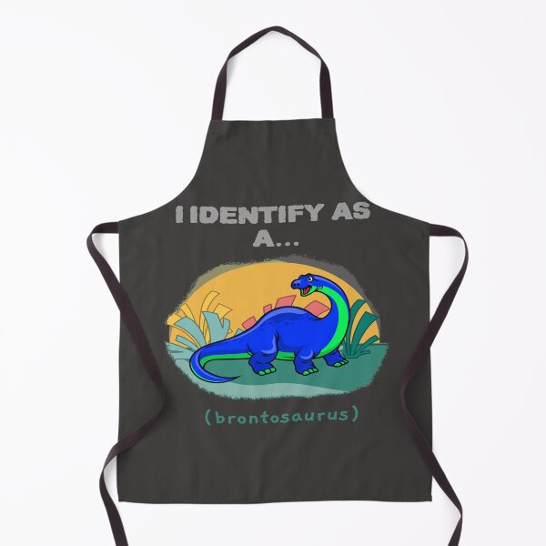 Item preview, I Identify As a Brontosaurus Funny Dinosaur T-shirts Dinosaur Stickers designed and sold by LMcDs.