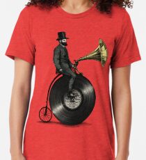 Camiseta de tejido mixto Hombre musical