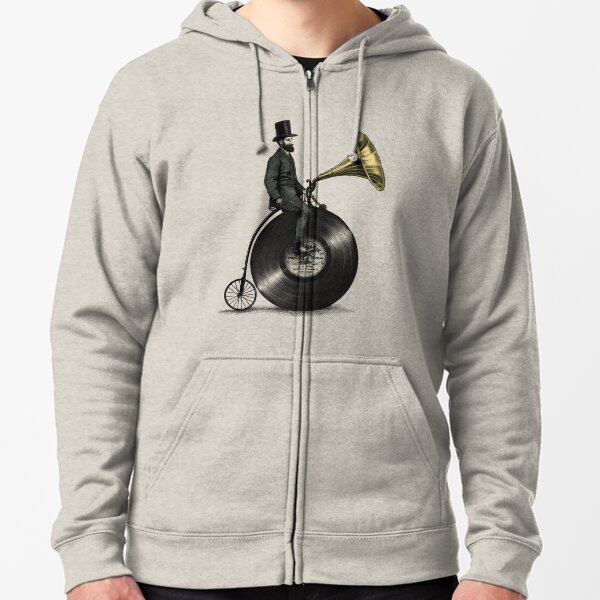 Music Man Zipped Hoodie