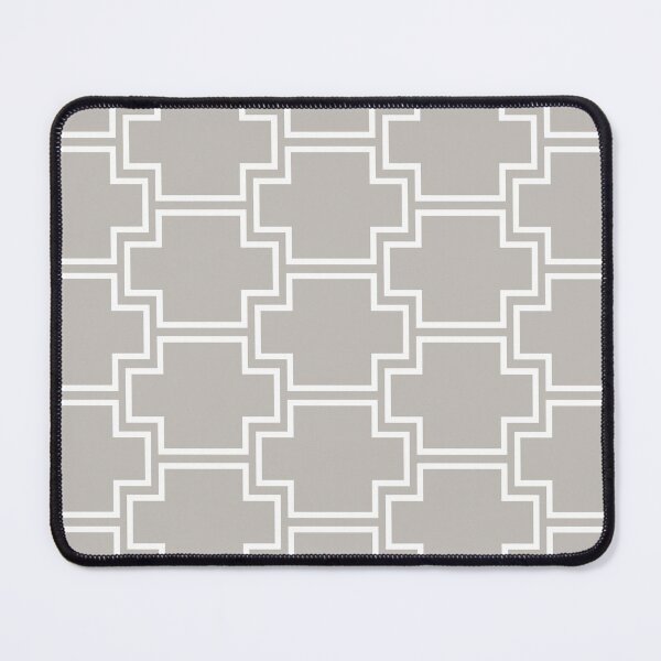Item preview, Grayish Beige White Tessellation Line Pattern 2 Pairs HGTV 2022 Popular Color Stone Isle HGSW1496 - Colour Trends - Hue - Shade designed and sold by ColorOfTheYears.