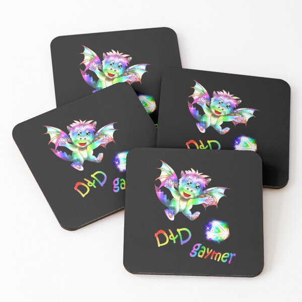 Item preview, Cute dnd gaymer dragon and D20 designed and sold by CuisineCat.