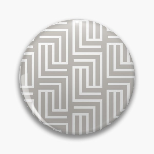 Artikelvorschau, Grayish Beige and White Tessellation Line Pattern Pairs HGTV 2022 Popular Color Stone Isle HGSW1496 - Colour Trends - Hue - Shade entworfen und verkauft von ColorOfTheYears.