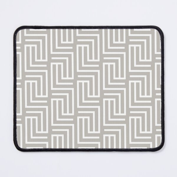 Item preview, Grayish Beige and White Tessellation Line Pattern Pairs HGTV 2022 Popular Color Stone Isle HGSW1496 - Colour Trends - Hue - Shade designed and sold by ColorOfTheYears.