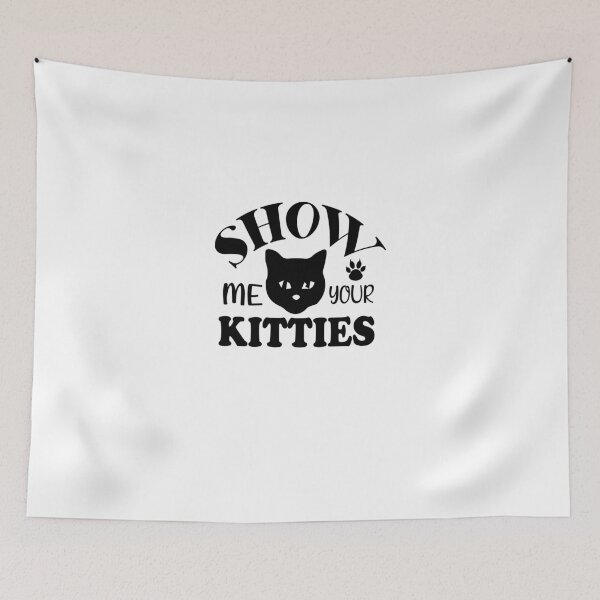 Item preview, Snow me your Kitties, it's Colorful design for cat lovers designed and sold by fabricutie.