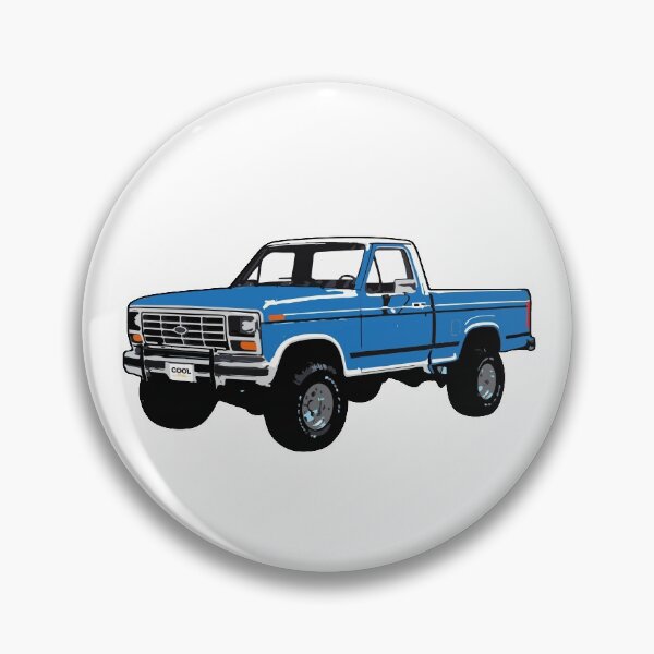 Item preview, Blue 80s 4x4 F Truck designed and sold by CoolRide.