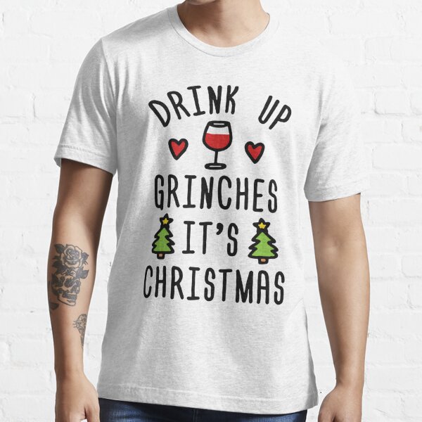 Witty Fashions Ugly Chirstmas Beer Lovers Drinking Party Funny Holiday Mens Tshirt