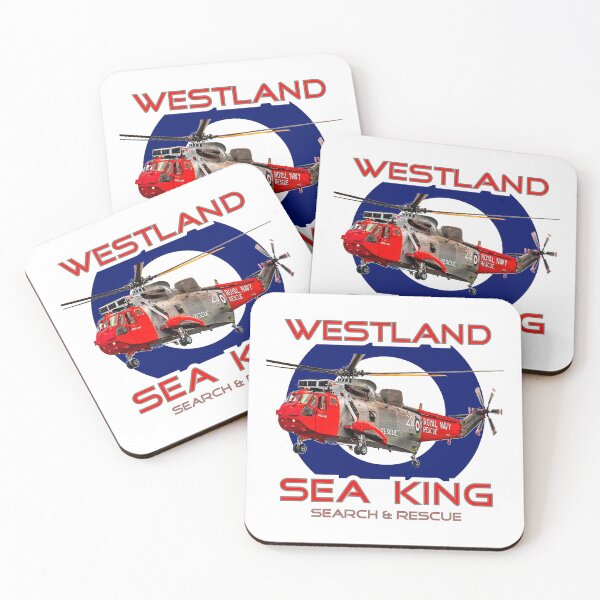 Item preview, Royal Navy Westland Sea King Search and rescue helicopter in RAF roundel designed and sold by ajtechdesigns.