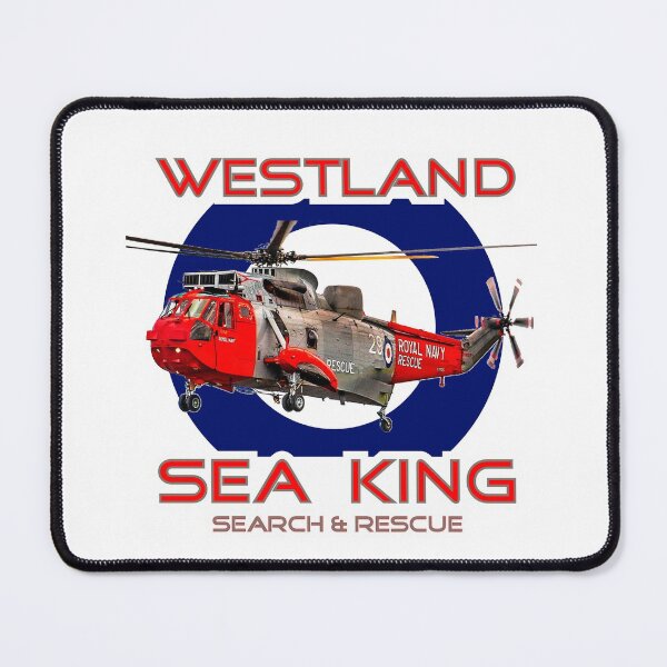 Item preview, Royal Navy Westland Sea King Search and rescue helicopter in RAF roundel designed and sold by ajtechdesigns.