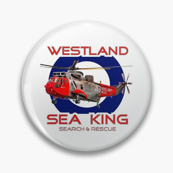 Item preview, Royal Navy Westland Sea King Search and rescue helicopter in RAF roundel designed and sold by ajtechdesigns.