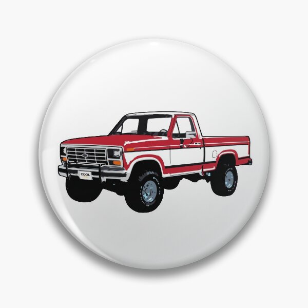 Item preview, Red & White 80s 4x4 F Truck designed and sold by CoolRide.