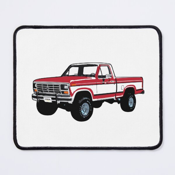 Item preview, Red & White 80s 4x4 F Truck designed and sold by CoolRide.
