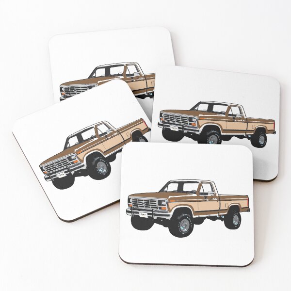 Item preview, Brown & Beige 80s 4x4 F Truck designed and sold by CoolRide.