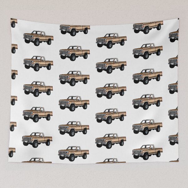 Item preview, Brown & Beige 80s 4x4 F Truck designed and sold by CoolRide.