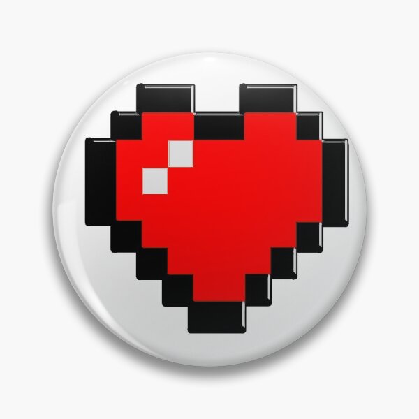 Item preview,  8 BIT RED HEART designed and sold by xBLACKSTAR.