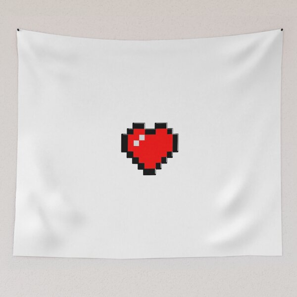 Item preview,  8 BIT RED HEART designed and sold by xBLACKSTAR.