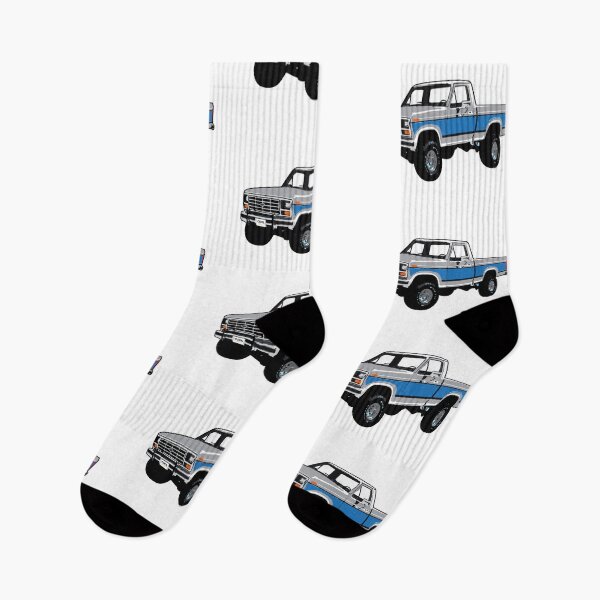 Item preview, Grey & Blue 80s 4x4 F Truck designed and sold by CoolRide.