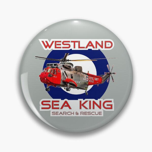 Item preview, Royal Navy Westland Sea King Search and rescue helicopter in RAF roundel designed and sold by ajtechdesigns.