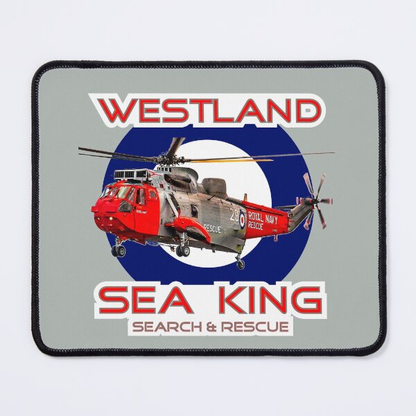 Item preview, Royal Navy Westland Sea King Search and rescue helicopter in RAF roundel designed and sold by ajtechdesigns.