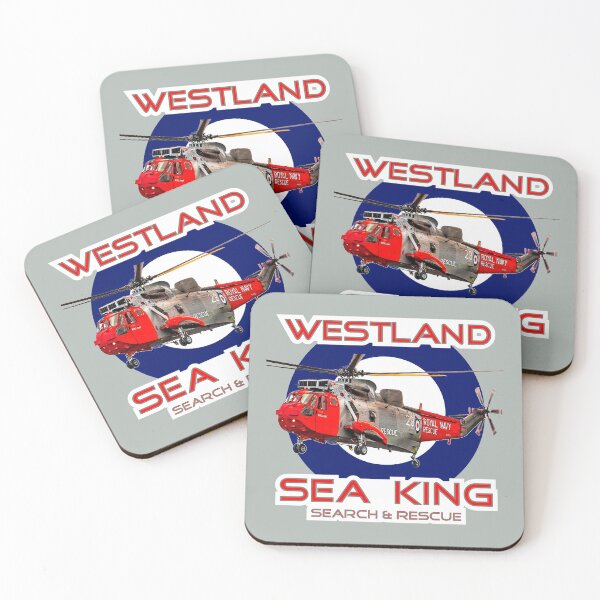 Item preview, Royal Navy Westland Sea King Search and rescue helicopter in RAF roundel designed and sold by ajtechdesigns.