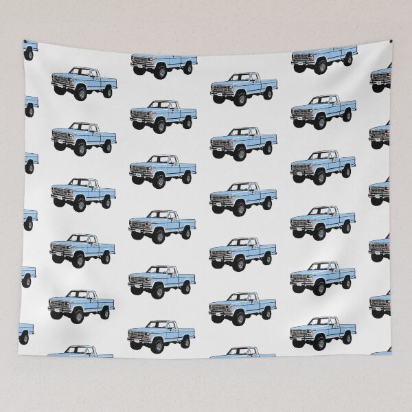 Item preview, Light Blue 80s 4x4 F Truck designed and sold by CoolRide.