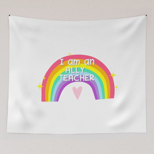 Item preview, I am an Ally Teacher designed and sold by Kirsten Uecker.