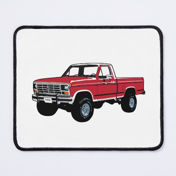 Item preview, Red 80s 4x4 F Truck designed and sold by CoolRide.
