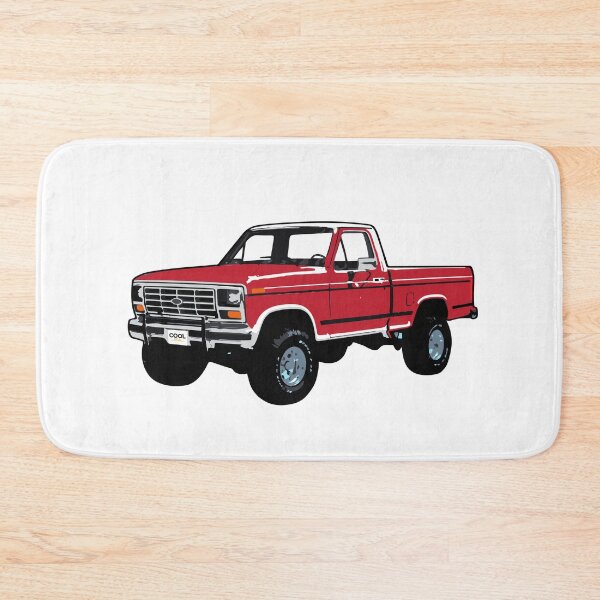 Item preview, Red 80s 4x4 F Truck designed and sold by CoolRide.
