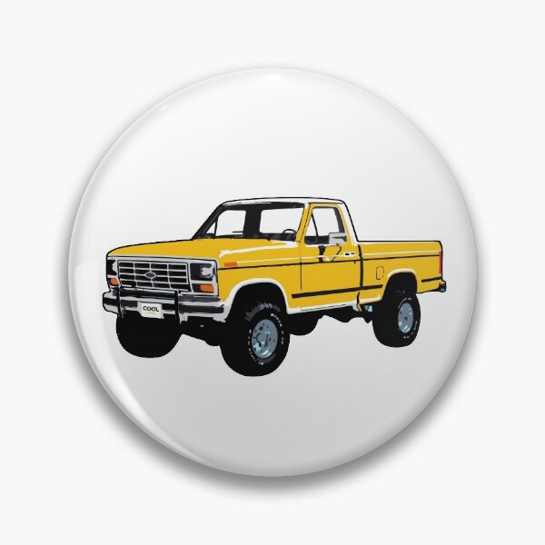 Item preview, Yellow 80s 4x4 F Truck designed and sold by CoolRide.