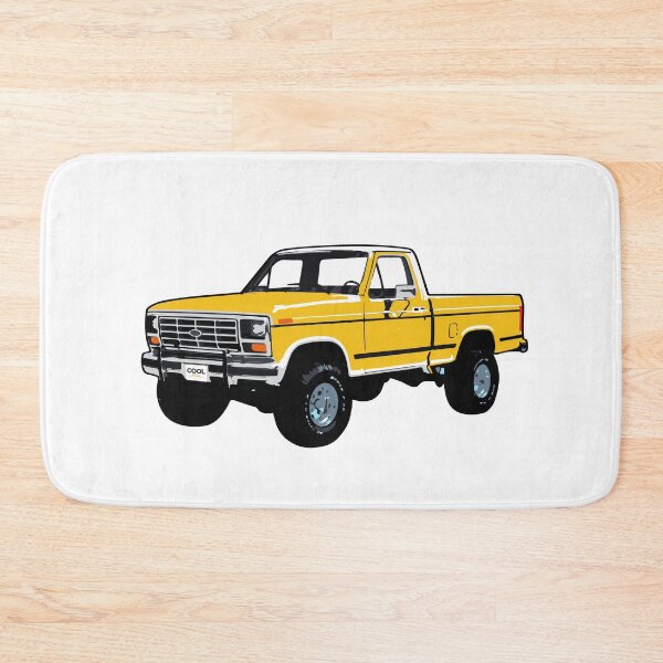 Item preview, Yellow 80s 4x4 F Truck designed and sold by CoolRide.
