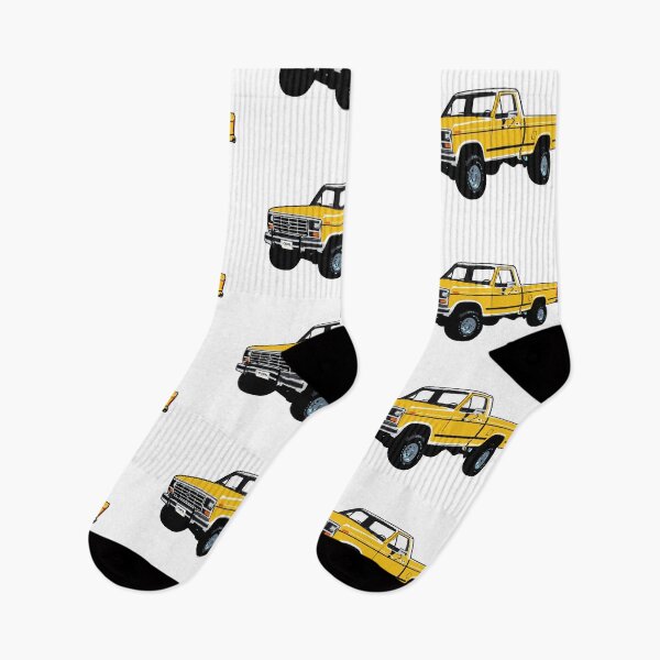 Item preview, Yellow 80s 4x4 F Truck designed and sold by CoolRide.