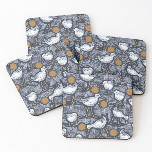 Item preview, Sunny Sandpipers Pattern | Navy designed and sold by L Diane Johnson.