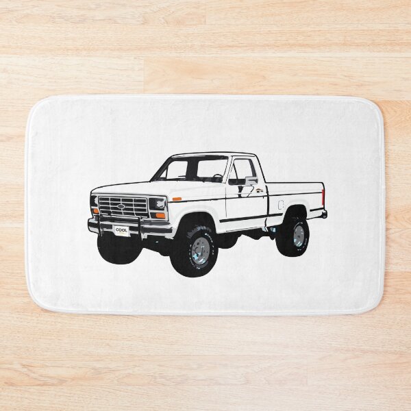 Item preview, White 80s 4x4 F Truck designed and sold by CoolRide.
