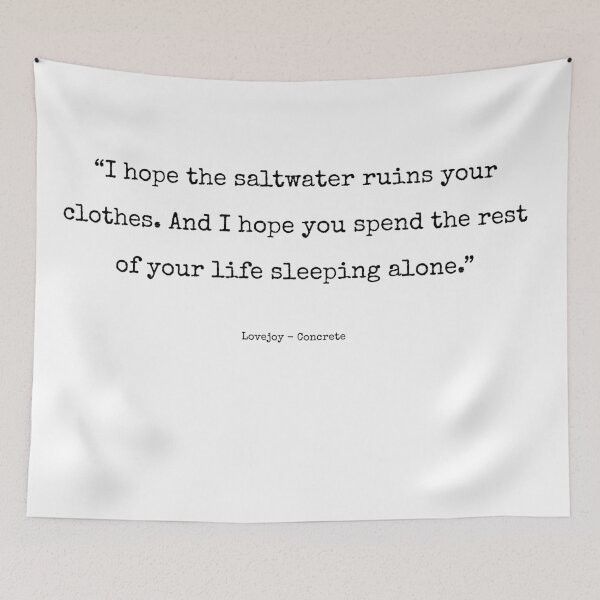 Item preview, Lovejoy - Concrete (lyrics) designed and sold by annaspoljar.