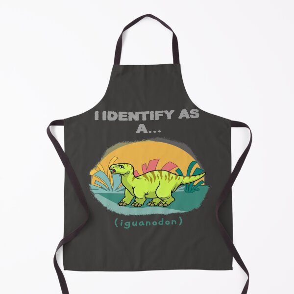 Item preview, I Identify As a Iguanodon Funny Dinosaur T-shirts Dinosaur Stickers designed and sold by LMcDs.