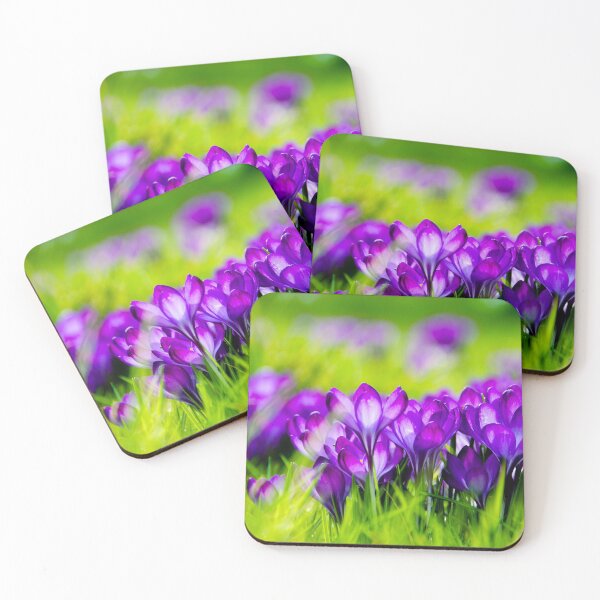 Item preview, Purple Crocuses designed and sold by Carolyn Eaton.