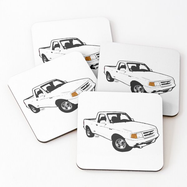 Item preview, White 90s FR Truck  designed and sold by CoolRide.