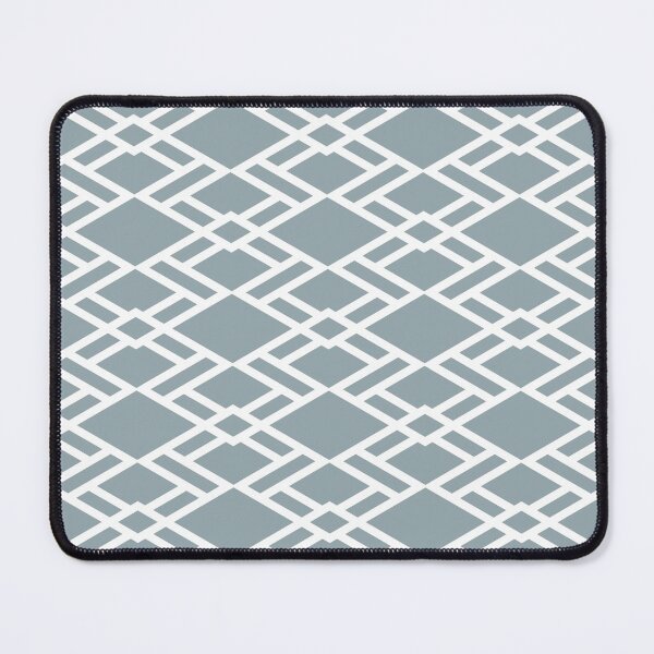 Artikelvorschau, Mid-tone Blue and White Diamond Shape Tile Pattern Pairs Graham and Brown 2022 Color of the Year Breathe - Colour Trends - Hue - Shade entworfen und verkauft von ColorOfTheYears.