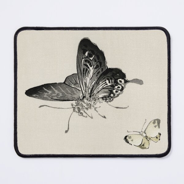 Item preview, Vintage Butterflies Kono Bairei Watercolor Painting designed and sold by VintageArchive.