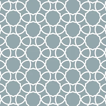 Imagen de la obra Mid-tone Blue and White Petal Shape Tile Pattern Pairs Graham and Brown 2022 Color of the Year Breathe - Colour Trends - Hue - Shade de ColorOfTheYears