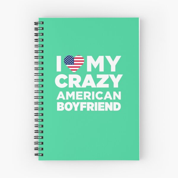 Item preview, I Love My Crazy American Boyfriend Cute camiseta designed and sold by AlwaysAwesome.