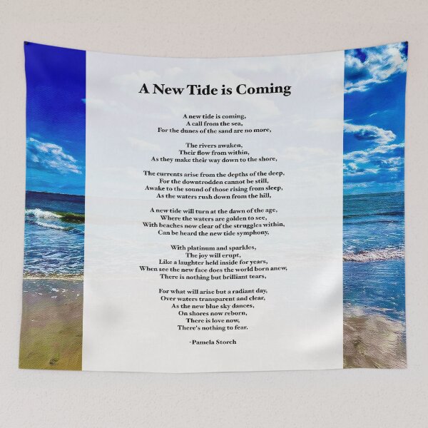 Item preview, A New Tide is Coming Poem designed and sold by Pamela Storch.