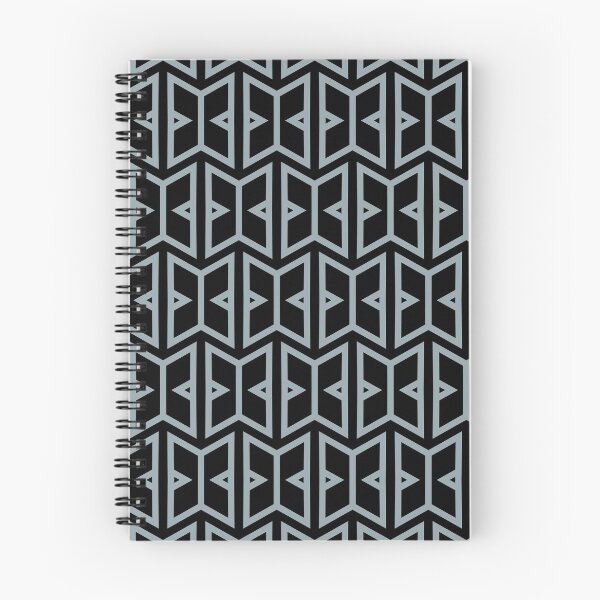 Artikelvorschau, Mid-tone Blue and Black Art Deco Shape Pattern Pairs Graham and Brown 2022 Color of the Year Breathe - Colour Trends - Hue - Shade entworfen und verkauft von ColorOfTheYears.