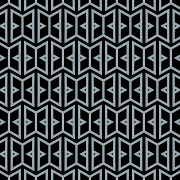 Imagen de la obra Mid-tone Blue and Black Art Deco Shape Pattern Pairs Graham and Brown 2022 Color of the Year Breathe - Colour Trends - Hue - Shade de ColorOfTheYears