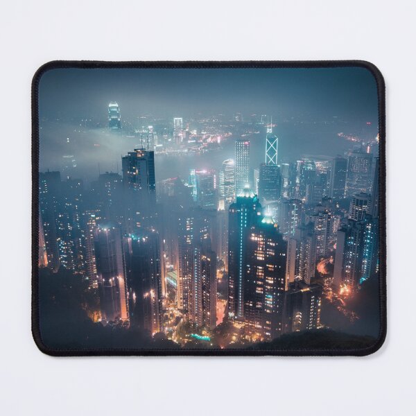 Item preview, Fog over Hong Kong - HK Skyline designed and sold by Myōhō Print Co..