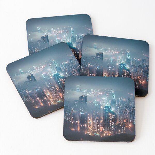 Item preview, Fog over Hong Kong - HK Skyline designed and sold by Myōhō Print Co..