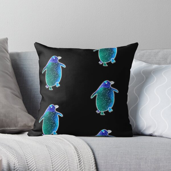 Happy Feet Throw Pillow