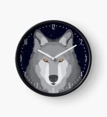 Wolf Head Design Clock